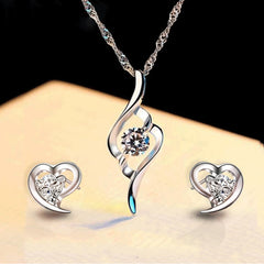 Stylish Jewelry Set for Women with Unique Earrings & Necklace