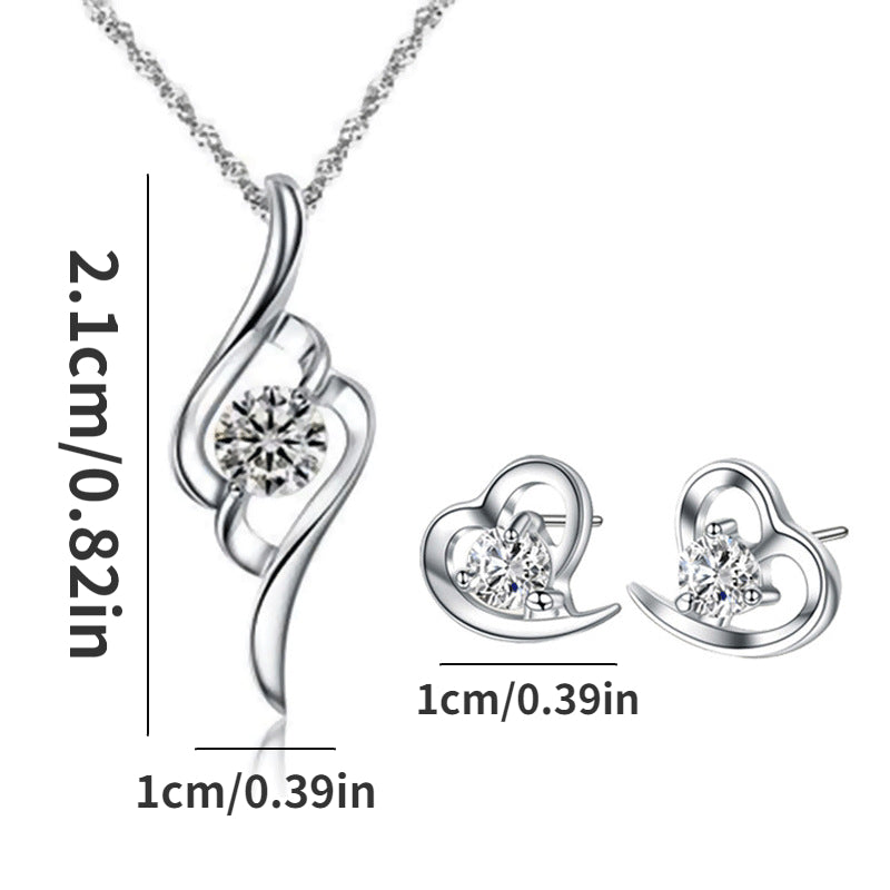 Stylish Jewelry Set for Women with Unique Earrings & Necklace