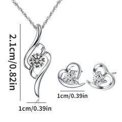 Stylish Jewelry Set for Women with Unique Earrings & Necklace