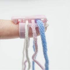 Yarn Guide Finger Knitting Wrist Loop Crochet Sewing Tool DIY