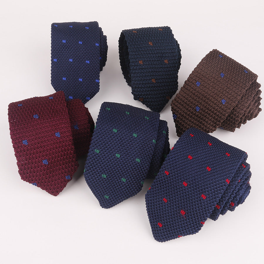 Men's Knit Neckties Business Wedding Party Necktie