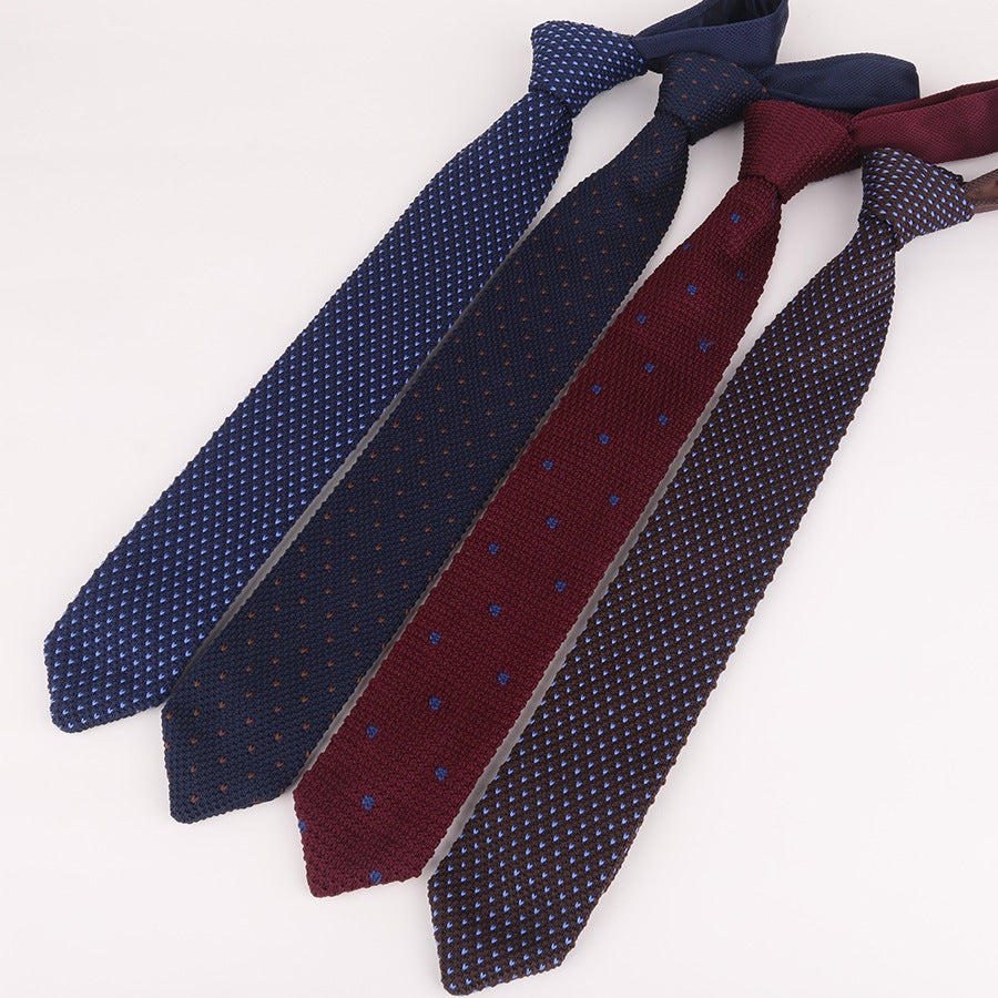 Men's Knit Neckties Business Wedding Party Necktie