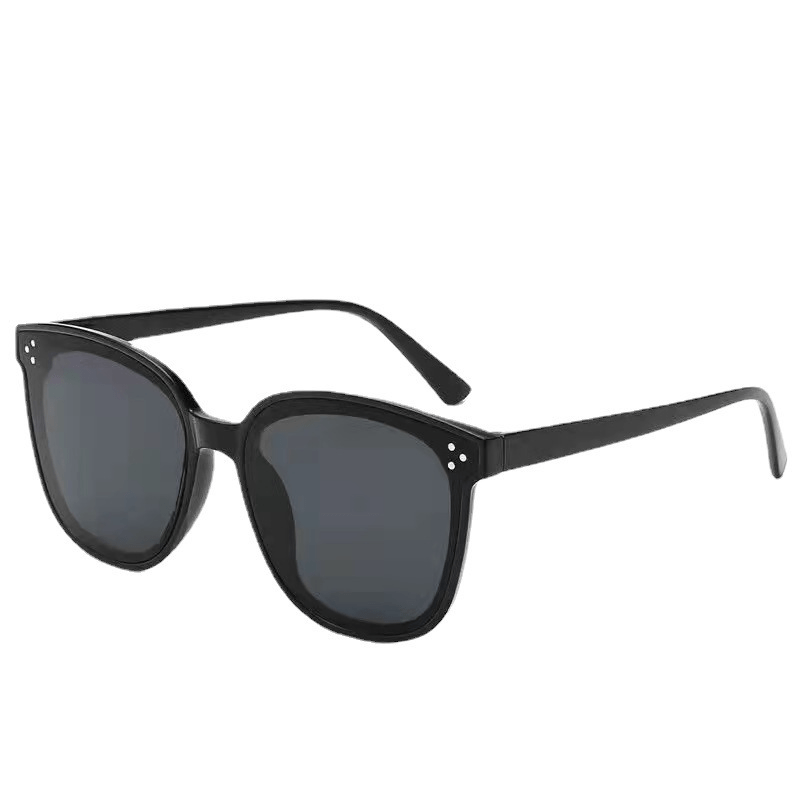 Men's Square Large Frame Sunglasses Gray Sports Eyewear with Case