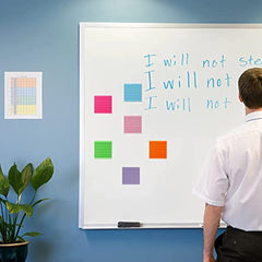 1pc Transparent Lined Sticky Notes 10 Colors 7.49x7.49cm Self-Sticky Memo Pad