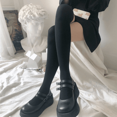 Girls Solid Ankle Socks Crew Mid Calf Over the Knee Long Stockings