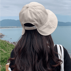 Casual Ponytail Sun Hat Wide Brim UV Protection Visor Hats For Women