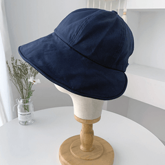 Casual Ponytail Sun Hat Wide Brim UV Protection Visor Hats For Women