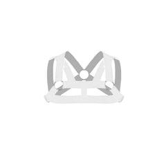 Men's Metal Ring Body Chest Harness Elastic Polyester Belt For Cosplay