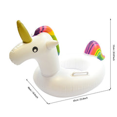 Unicorn Inflatable Pool Float with Handles for Swimming Fun