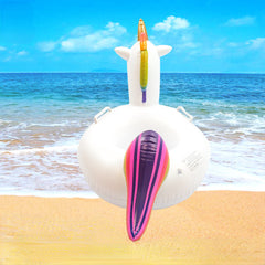 Unicorn Inflatable Pool Float with Handles for Swimming Fun