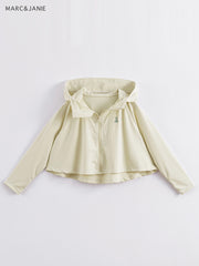MARC&JANIE Girls Hooded Jacket Sun Protection Thin Coat
