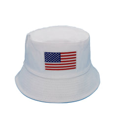 Print Bucket Hat Reversible & Red Block Basin Hat Hip Hop Unisex Fisherman Cap