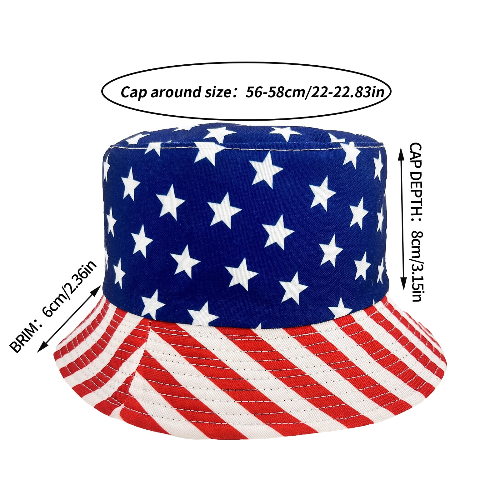 Print Bucket Hat Reversible & Red Block Basin Hat Hip Hop Unisex Fisherman Cap