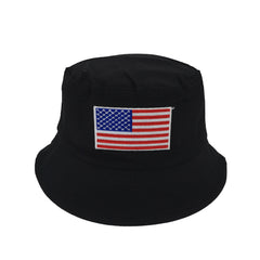 Print Bucket Hat Reversible & Red Block Basin Hat Hip Hop Unisex Fisherman Cap