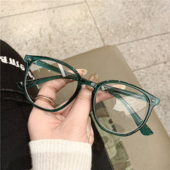 Round Anti Light Glasses For Men Women Students Jelly Spectacles Frame