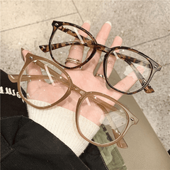 Round Anti Light Glasses For Men Women Students Jelly Spectacles Frame