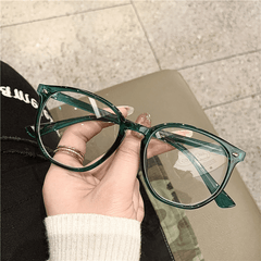 Round Anti Light Glasses For Men Women Students Jelly Spectacles Frame
