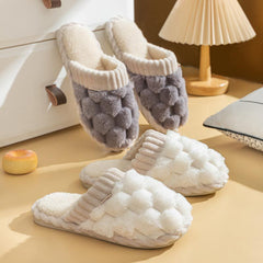 Men's Cozy House Slippers Anti-Skid Winter Shoes