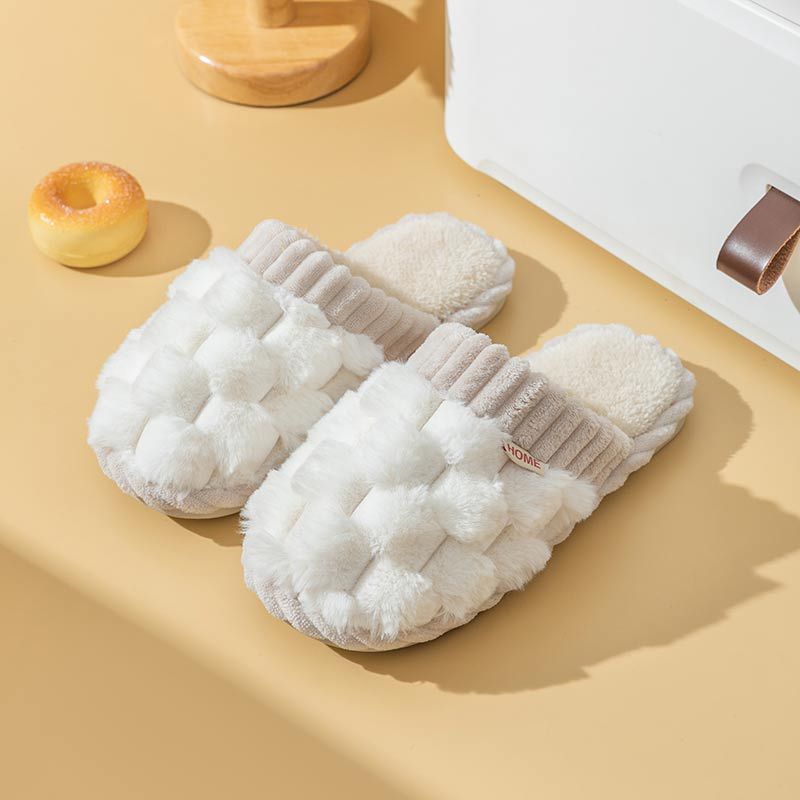 Men's Cozy House Slippers Anti-Skid Winter Shoes