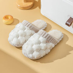 Men's Cozy House Slippers Anti-Skid Winter Shoes
