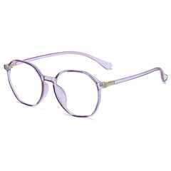 Jelly Reading Glasses Ultralight Polygon Presbyopic Eyeglasses for Women Men