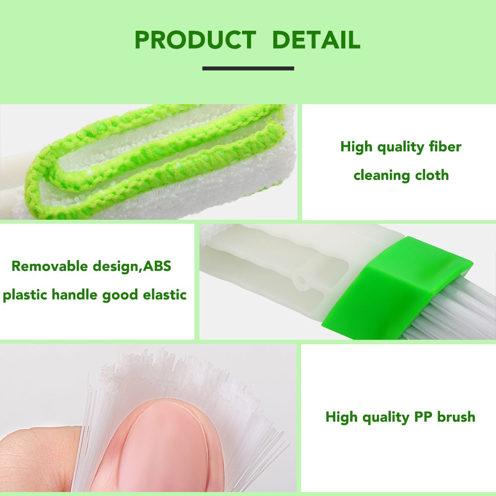 2pc Duster Brush Cleaner Car Cleaning Vent Detailing Dust Microfiber Brush