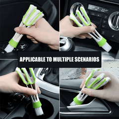 2pc Duster Brush Cleaner Car Cleaning Vent Detailing Dust Microfiber Brush