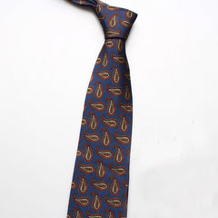 Men's Paisley Floral Print Necktie Classic Business Wide Tie