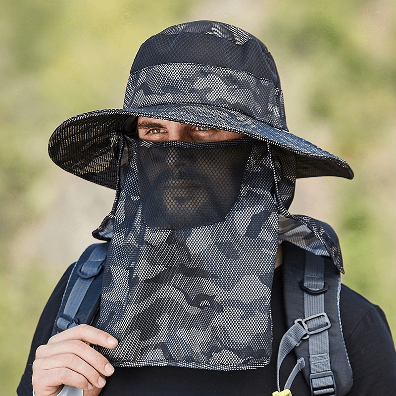Wide Brim UV Protection Fishing Hat for Men