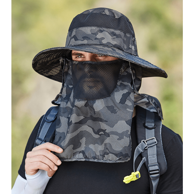 Wide Brim UV Protection Fishing Hat for Men