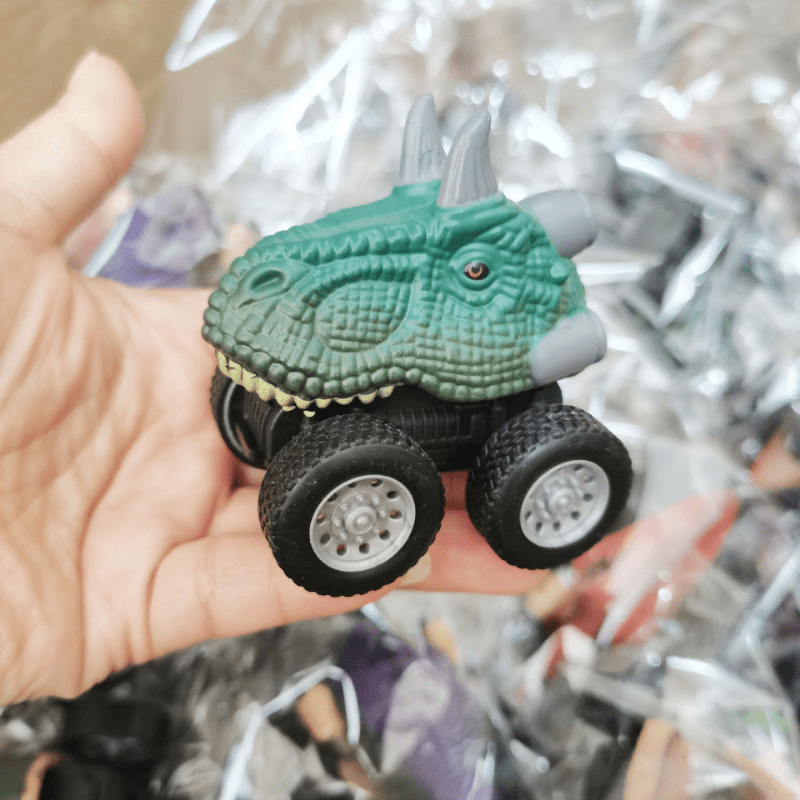 Durable Toy Car for Kids Over 4 Years - Tyrannosaurus Rex Design
