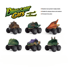 Durable Toy Car for Kids Over 4 Years - Tyrannosaurus Rex Design
