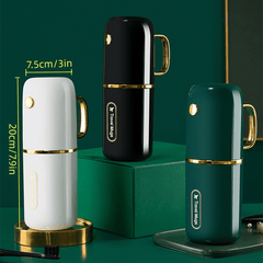 Portable Mouthwash Cup & Toothbrush Box Set for Travel
