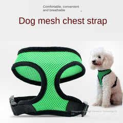 Mesh Dog Harness No Pull Small Dogs Car Travel