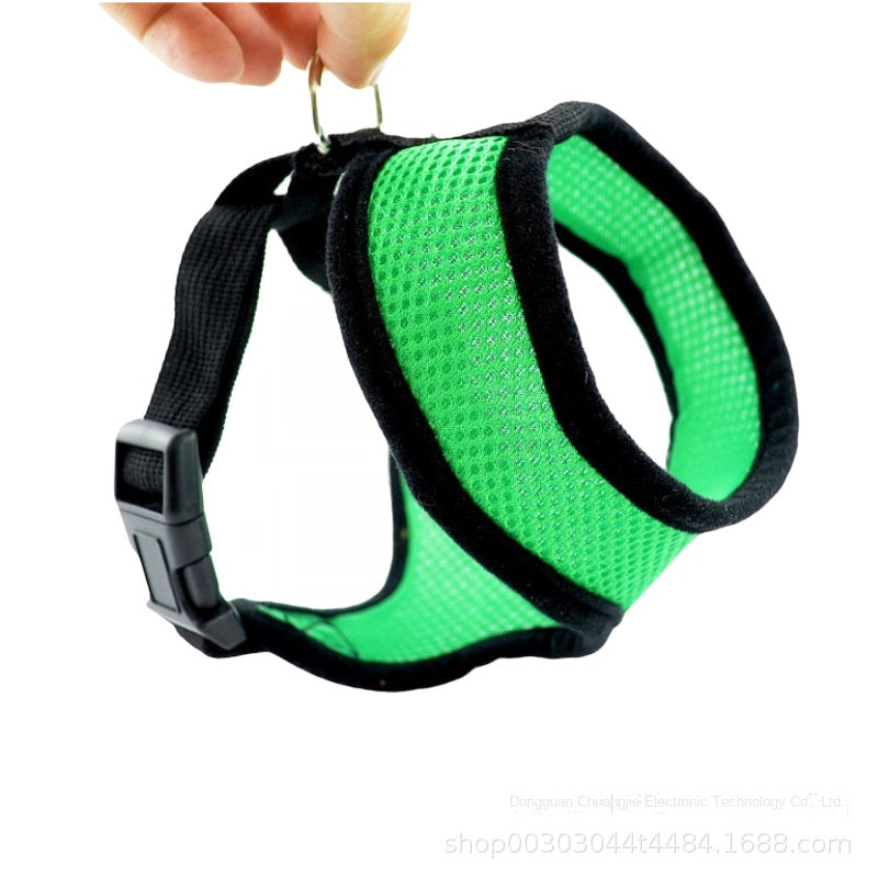 Mesh Dog Harness No Pull Small Dogs Car Travel