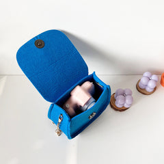 Kids Felt Crossbody Bag Chain Shoulder Bag Coin Purse Girls