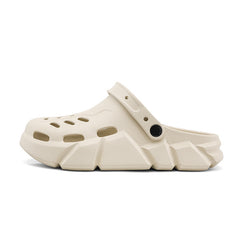Men's Platform Clogs Hollow Out Garden Shoes