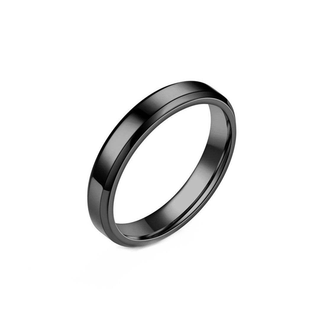 Fashionable Glossy Couple Ring Jewelry