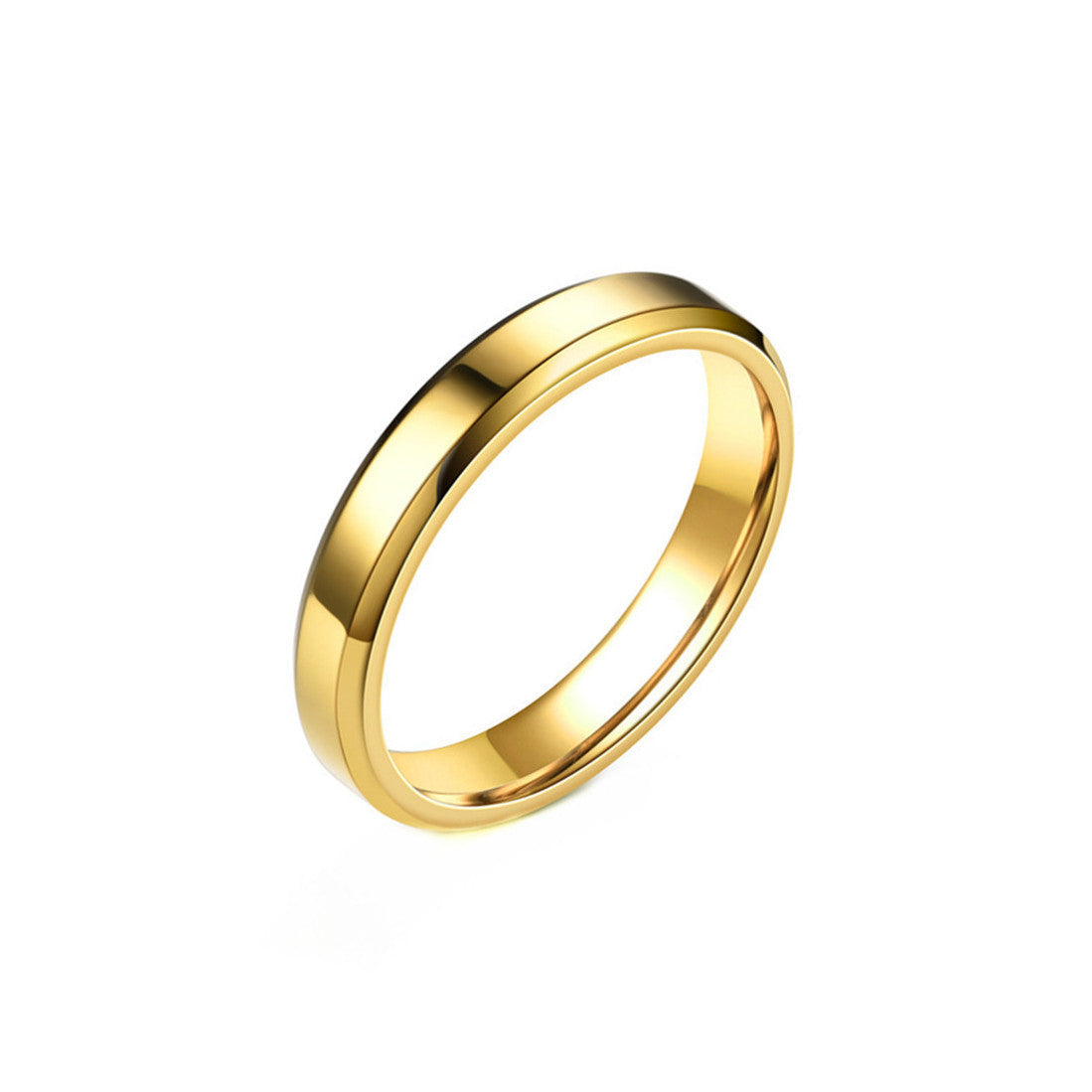 Fashionable Glossy Couple Ring Jewelry