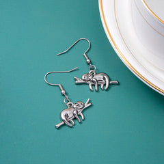 Sloth Earrings Small Animal Cartilage Stud Earrings Jewelry