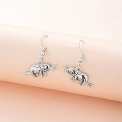 Sloth Earrings Small Animal Cartilage Stud Earrings Jewelry