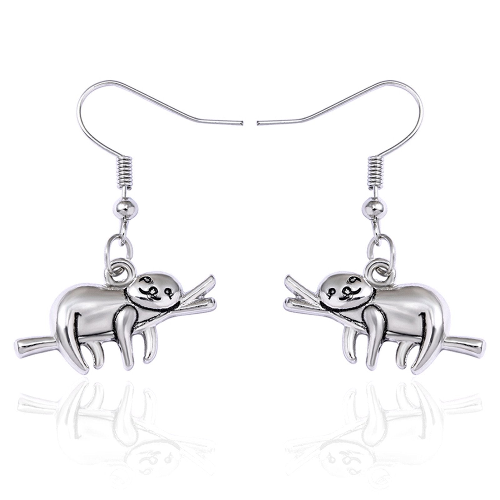 Sloth Earrings Small Animal Cartilage Stud Earrings Jewelry