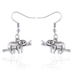 Sloth Earrings Small Animal Cartilage Stud Earrings Jewelry