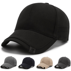 Men's Cotton Baseball Cap Snapback Golf Sunscreen Dad Hat