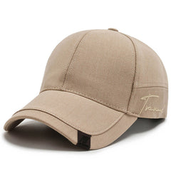 Men's Cotton Baseball Cap Snapback Golf Sunscreen Dad Hat