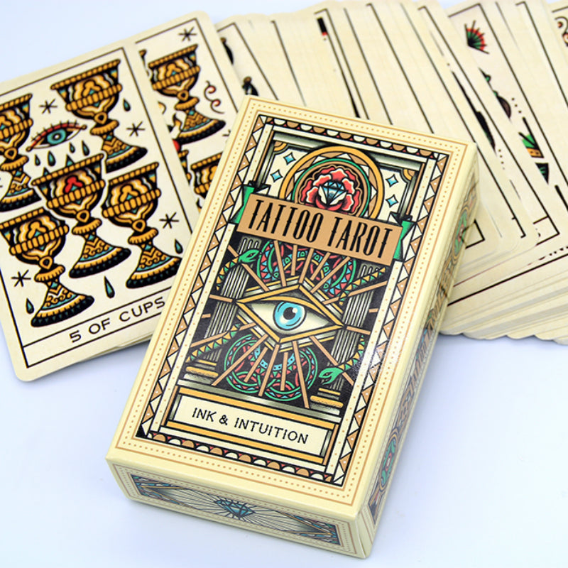 Tattoo Tarot Deck Card Game - Unlock Your Fate