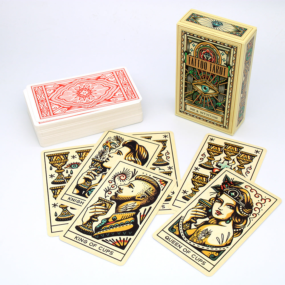 Tattoo Tarot Deck Card Game - Unlock Your Fate