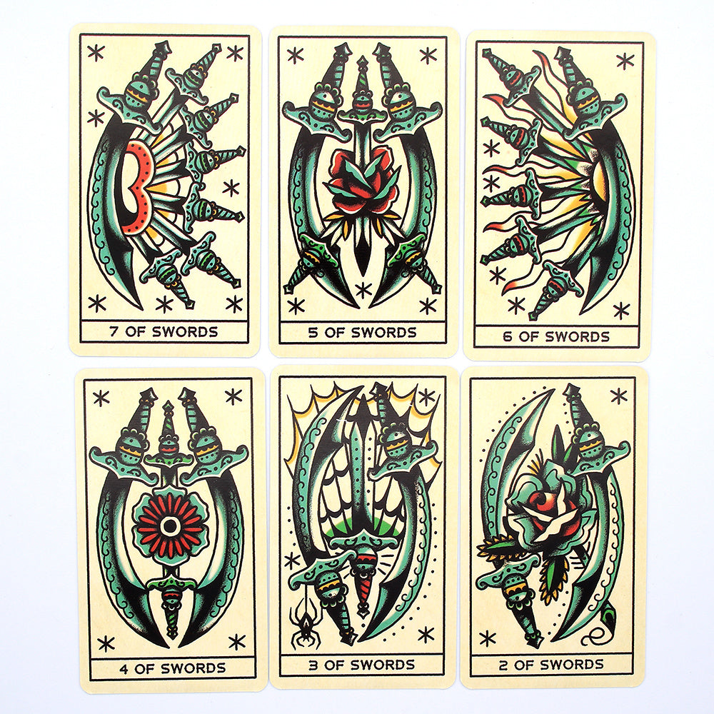 Tattoo Tarot Deck Card Game - Unlock Your Fate