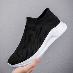Men's Knit Slip On Casual Shoes for Summer Traveling