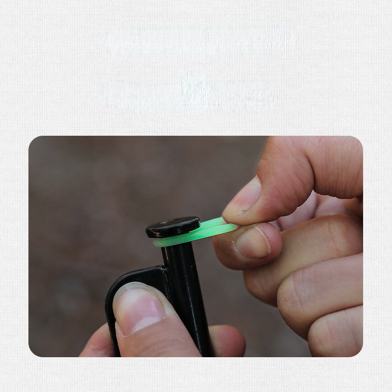 10pcs Glow in the Dark Tent Stakes - Nighttime Safety Camping Gear
